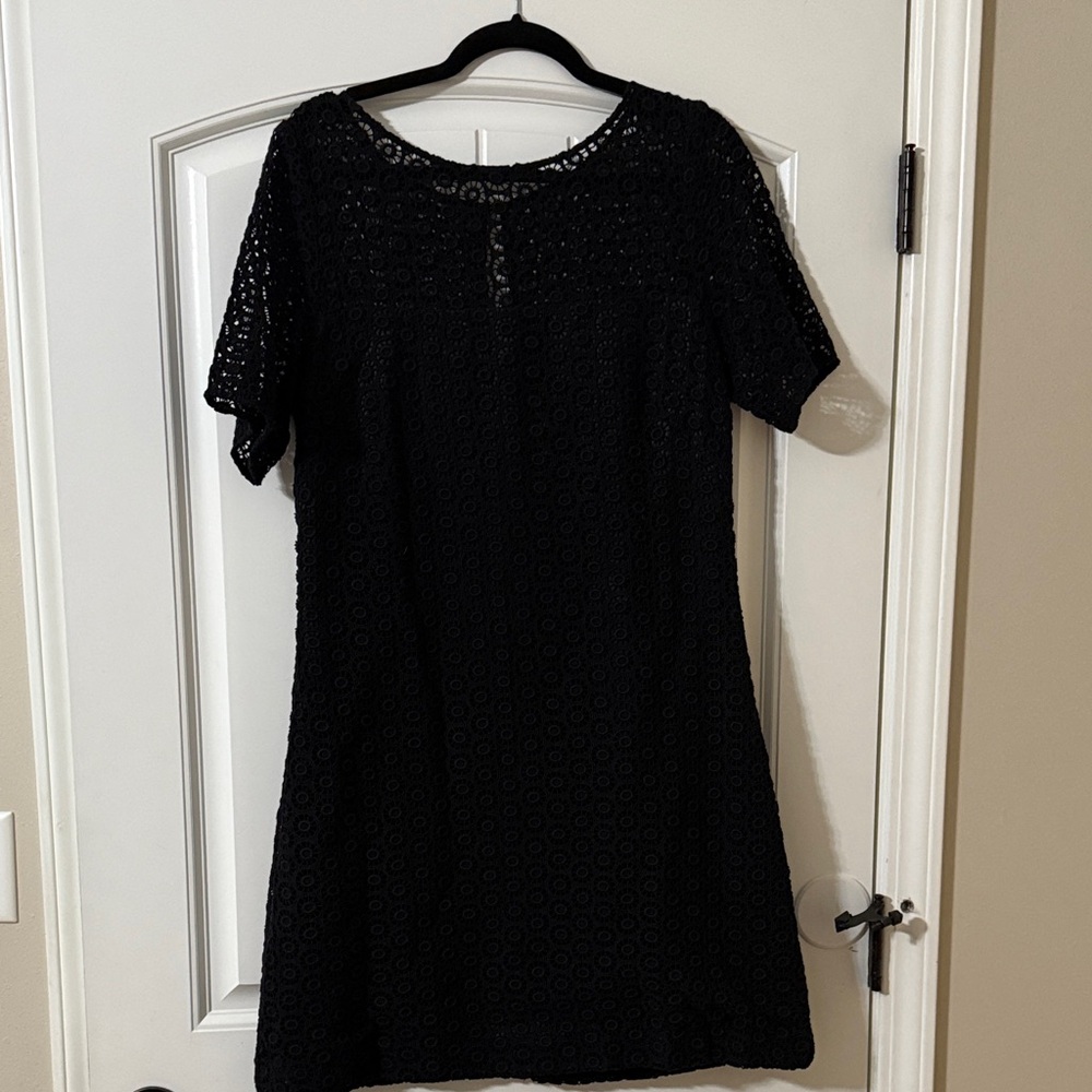 Lilly Pulitzer Black Lace Mini Dress